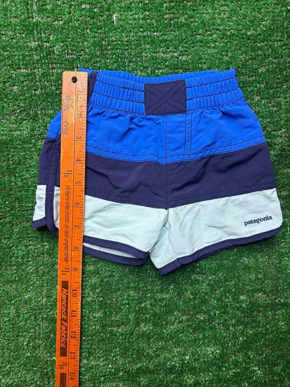 Patagonia Colorblock Elastic Waist Boardshorts Baby 12-18M